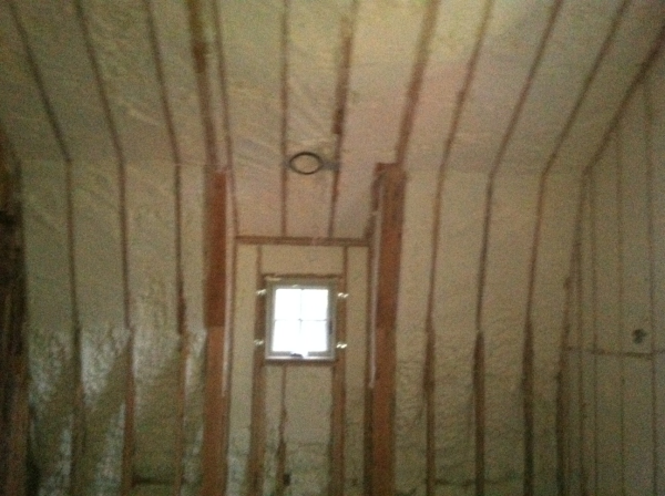 spray foam insulation residential application