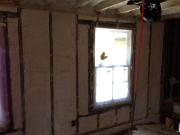 coastal Insulation, open cell, spray foam insulation, Princeton NJ, Renovation, single family home