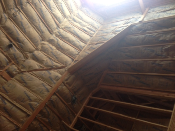 Cathedral Ceiling, Fiberglass Insulation